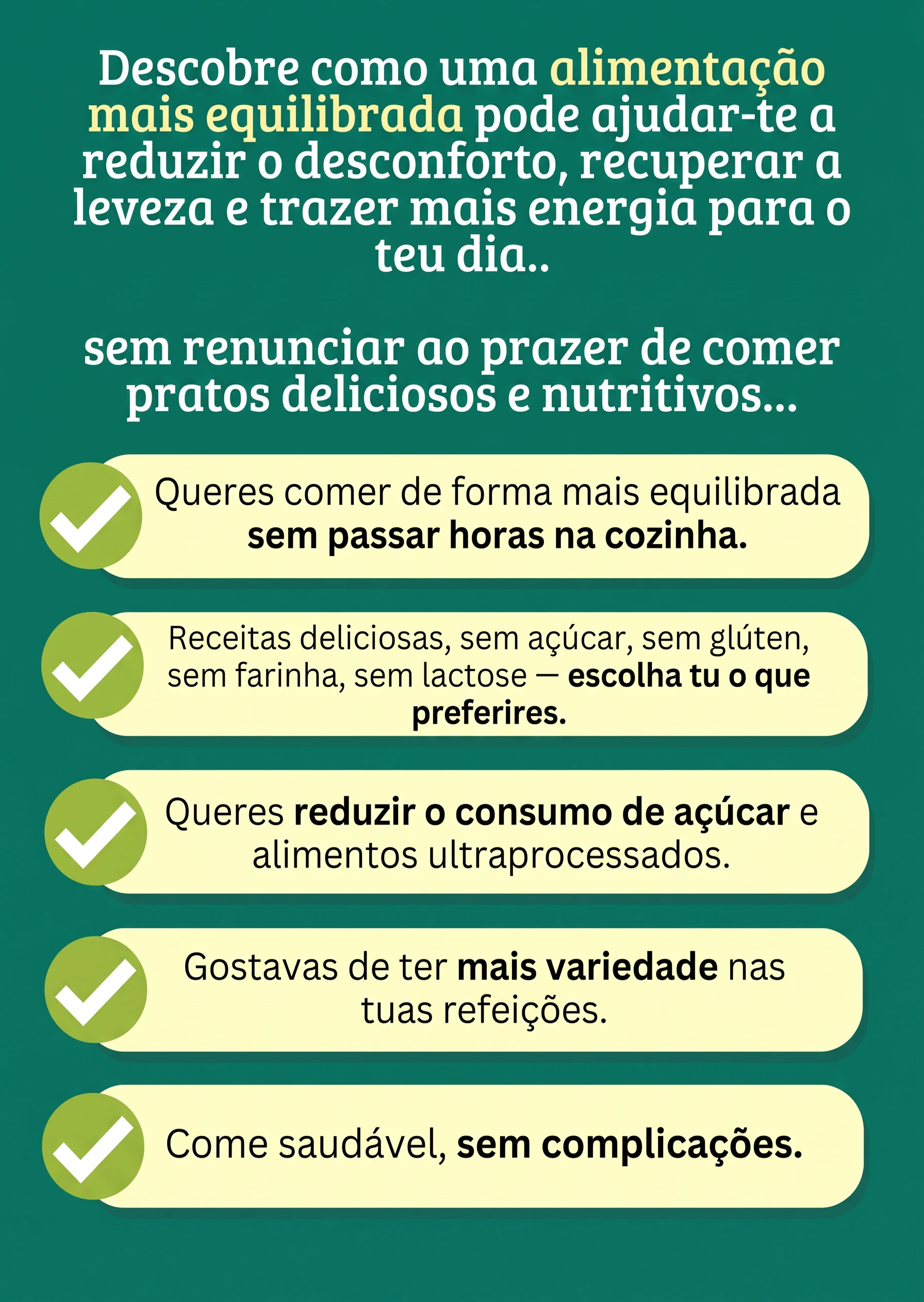 Receitas anti-inflamatórias — conteúdo e benefícios do livro